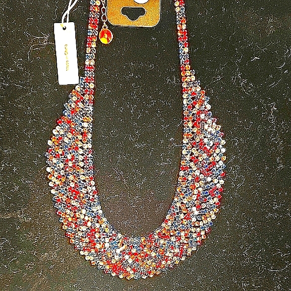 Christian Siriano Red and Pink Necklace - Picture 1 of 7